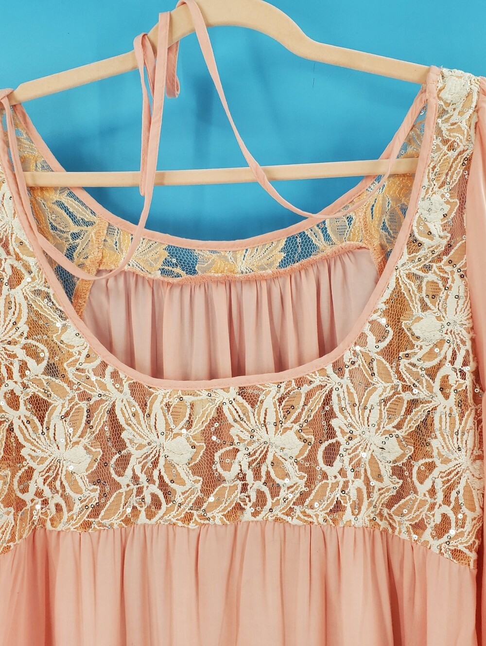 Soieblu pink kimono sleeve blouse M - Picture 9 of 12